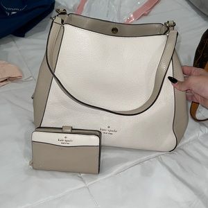 Kate Spade Handbag with Matching Wallet Set